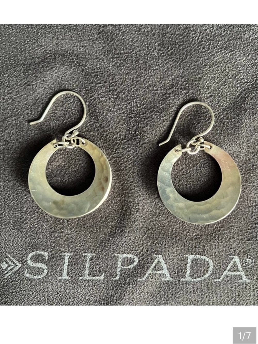 Silpada W3494 Broad Hoop Earrings